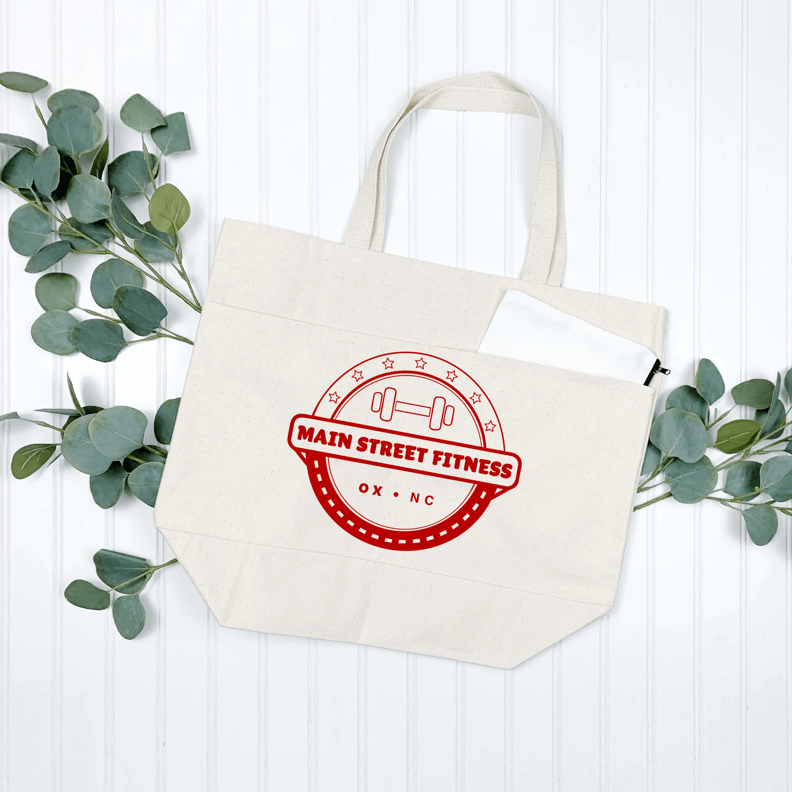 Main Street Fitness Tote with Pockets