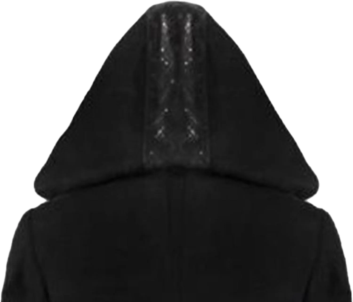 Maiyifu-GJ Men's Medieval Court Vintage Trench Coat Solid Long Sleeve Cosplay Dress Jacket Steampunk Slim Trench Coat