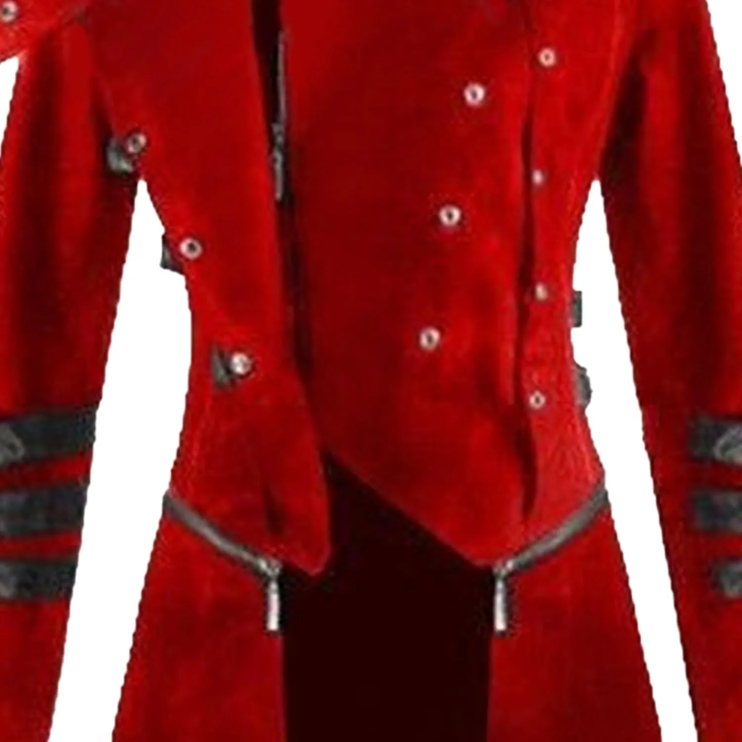 Maiyifu-GJ Men's Medieval Court Vintage Trench Coat Solid Long Sleeve Cosplay Dress Jacket Steampunk Slim Trench Coat