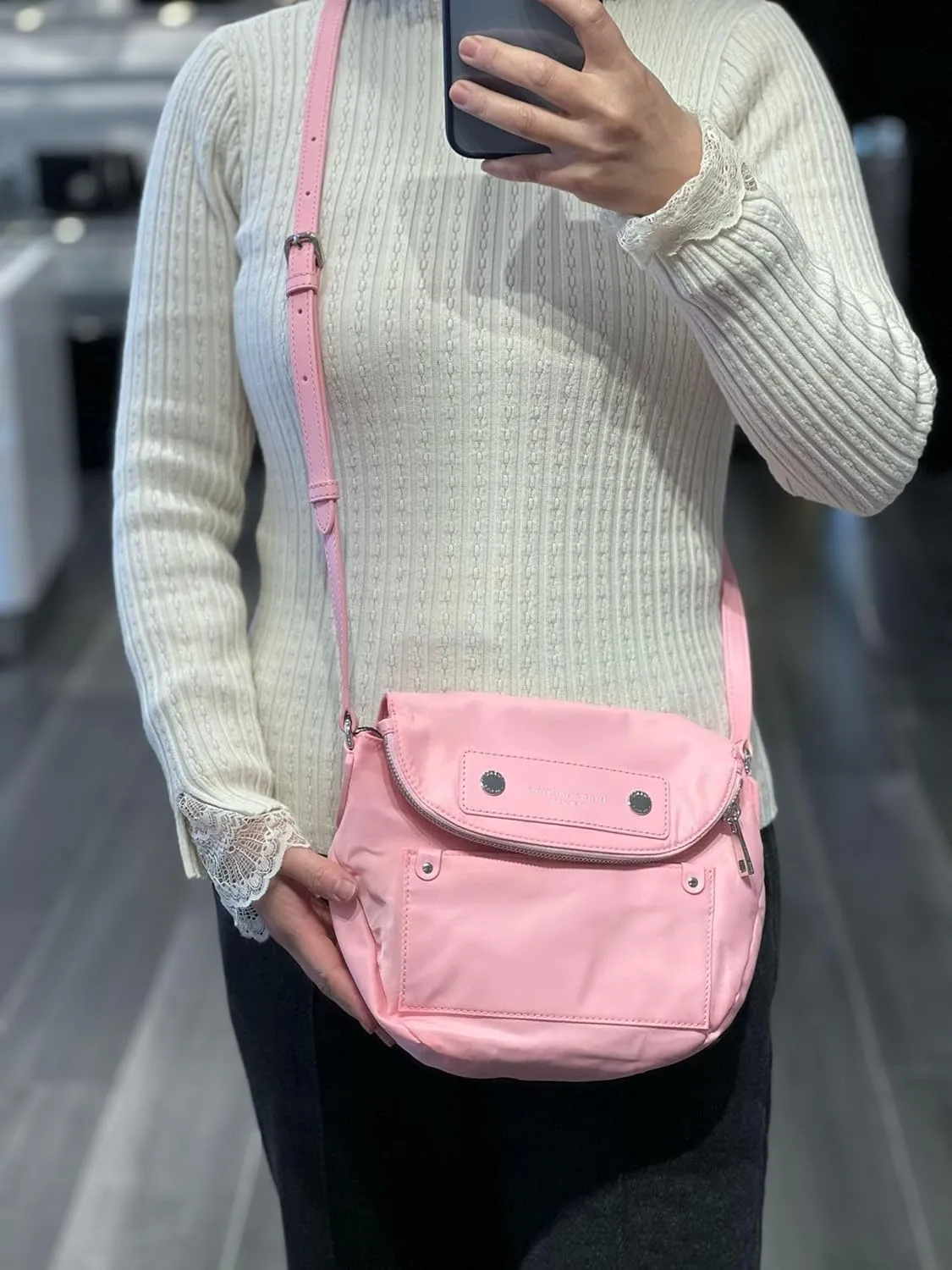 Marc Jacobs Preppy Nylon Mini Natasha Crossbody Bag