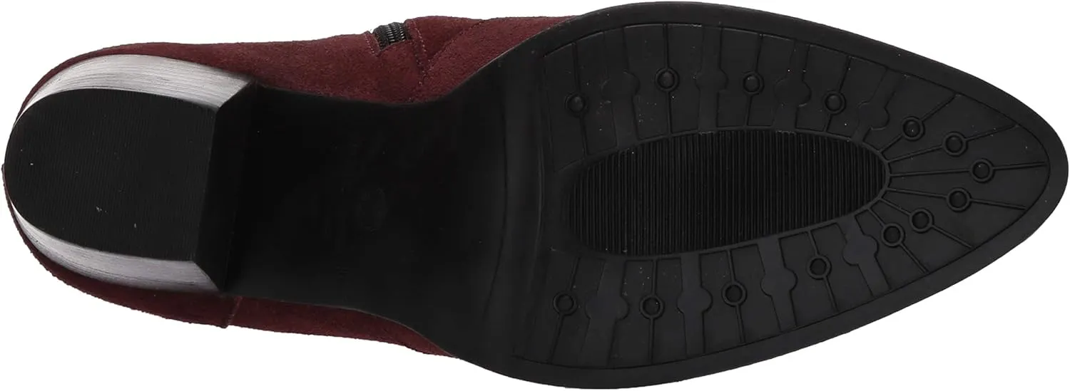 Marc Joseph New York Women's Leather Luxury Bootie with Side Zipper/Buckle Chukka Boot