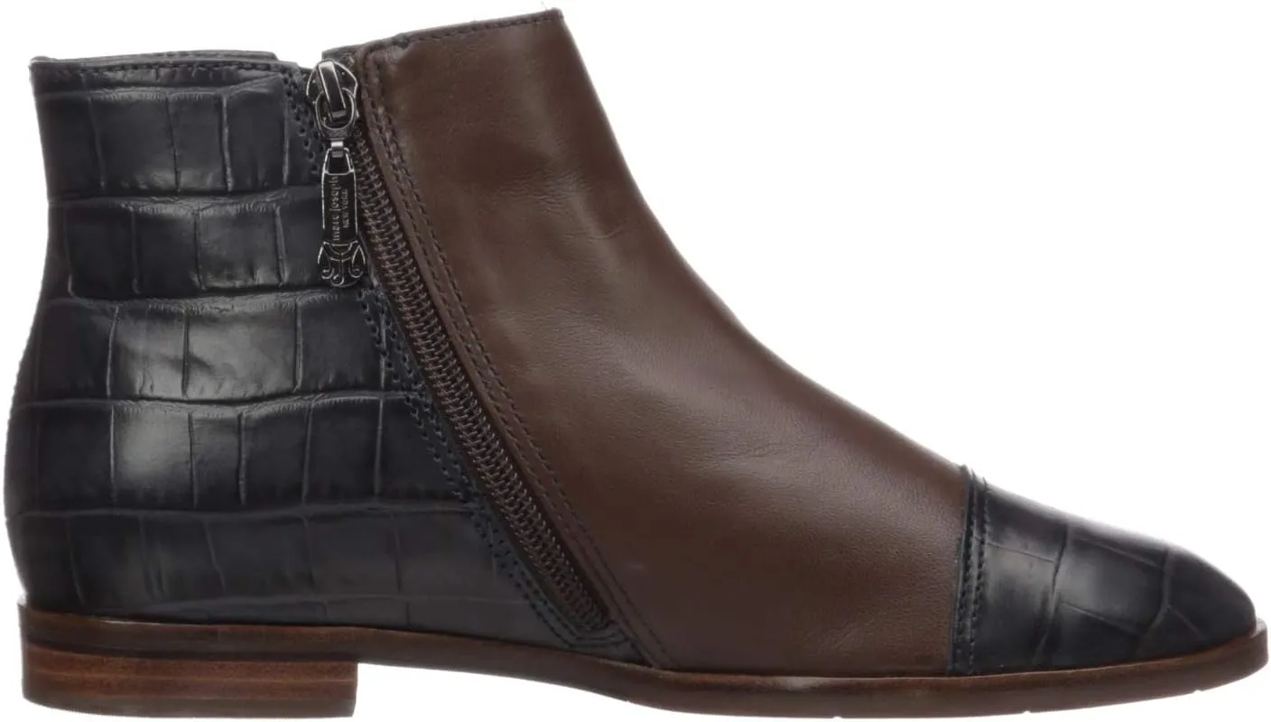 Marc Joseph New York Women's Leather Made in Brazil Ankle Zip Up Bootie Boot
