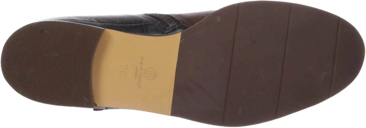 Marc Joseph New York Women's Leather Made in Brazil Ankle Zip Up Bootie Boot
