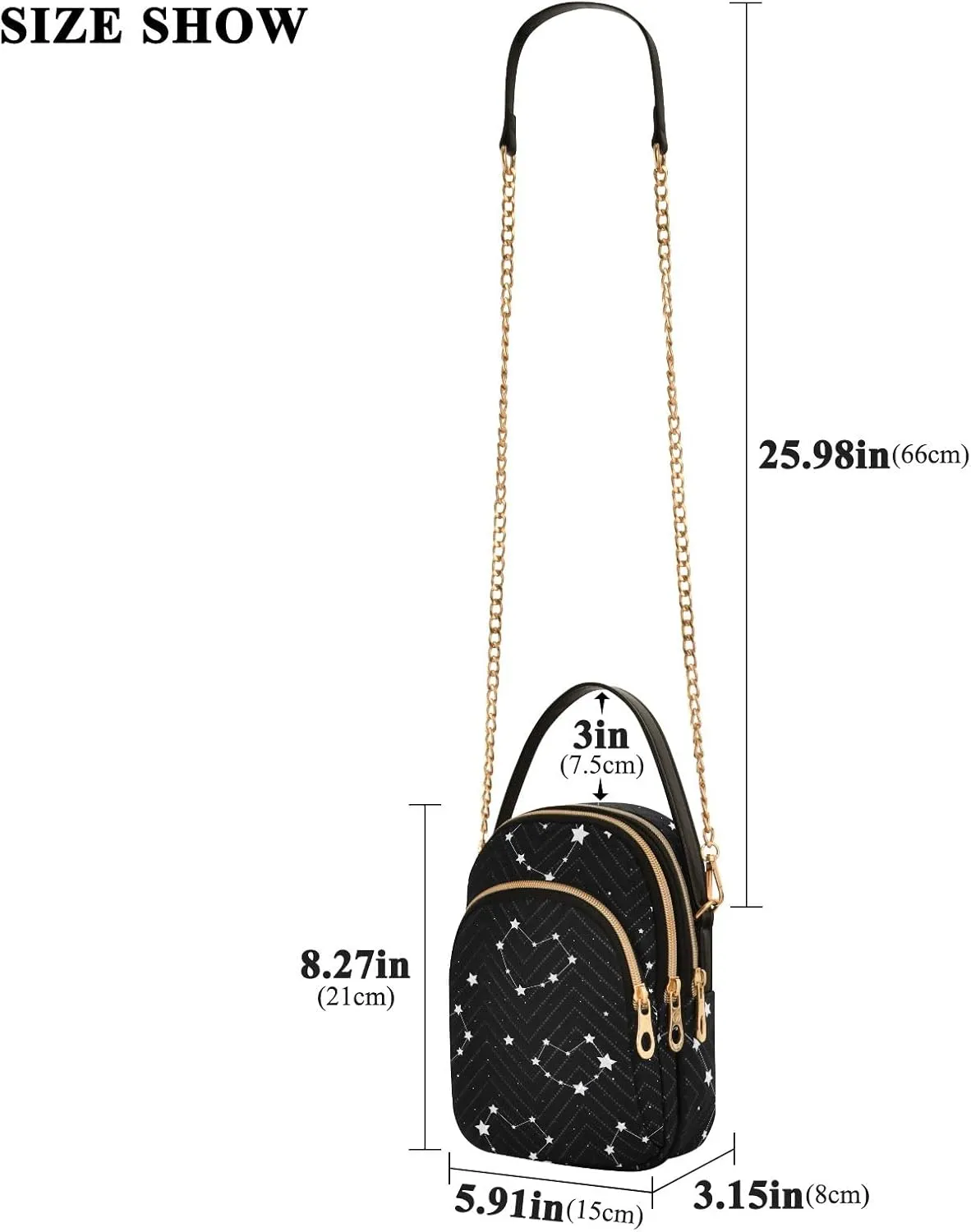 Mardi Gras Mask Colorful Small Crossbody Bags for Women Trendy Phone Bag