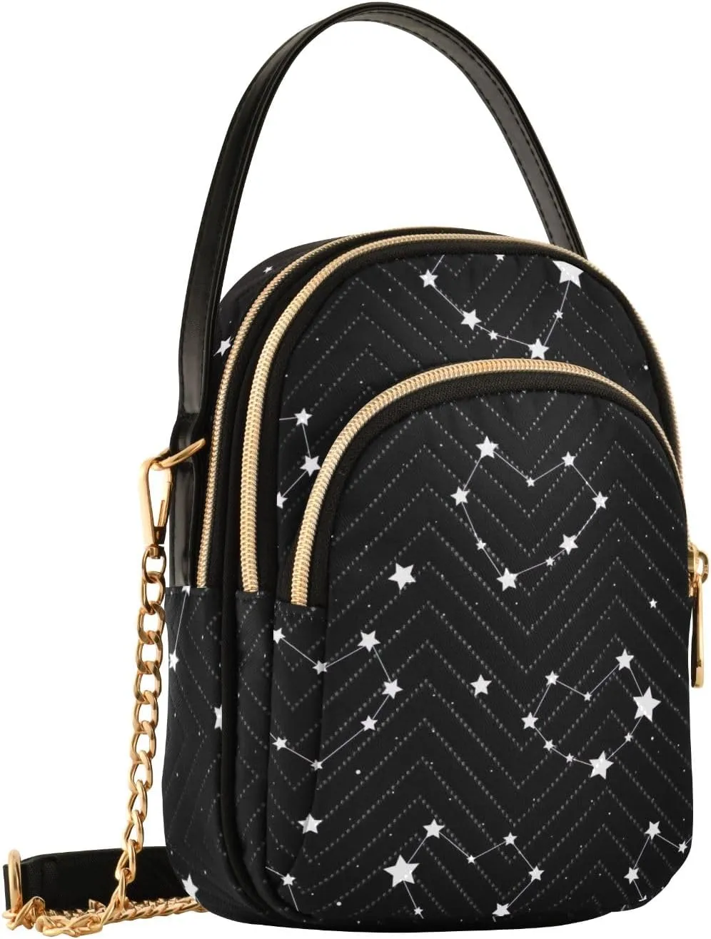 Mardi Gras Mask Colorful Small Crossbody Bags for Women Trendy Phone Bag
