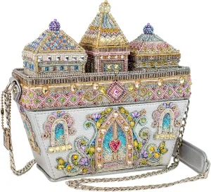 Mary Frances Castles in The Air Crossbody Handbag, Silver