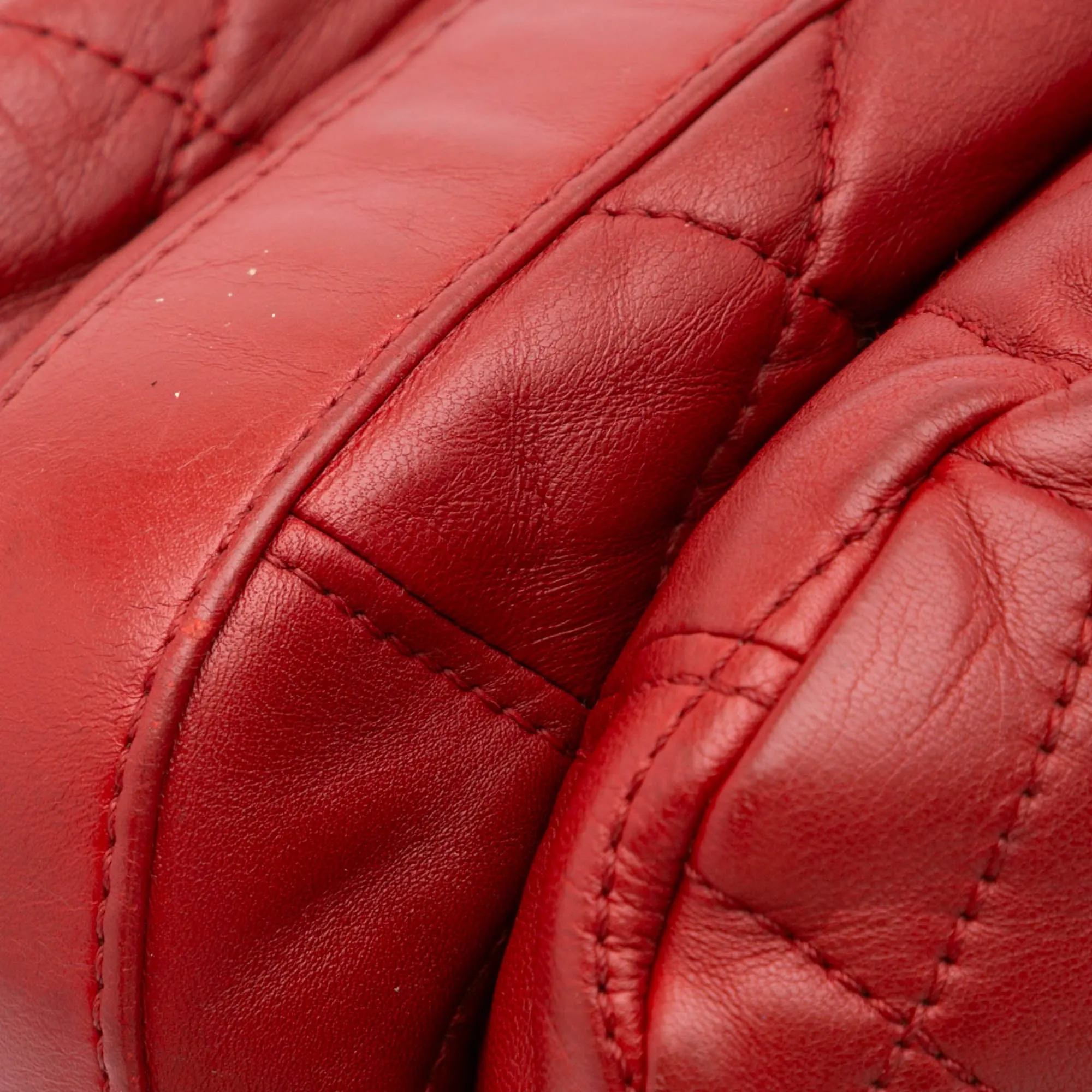 Maxi Lambskin 3 Accordion Flap