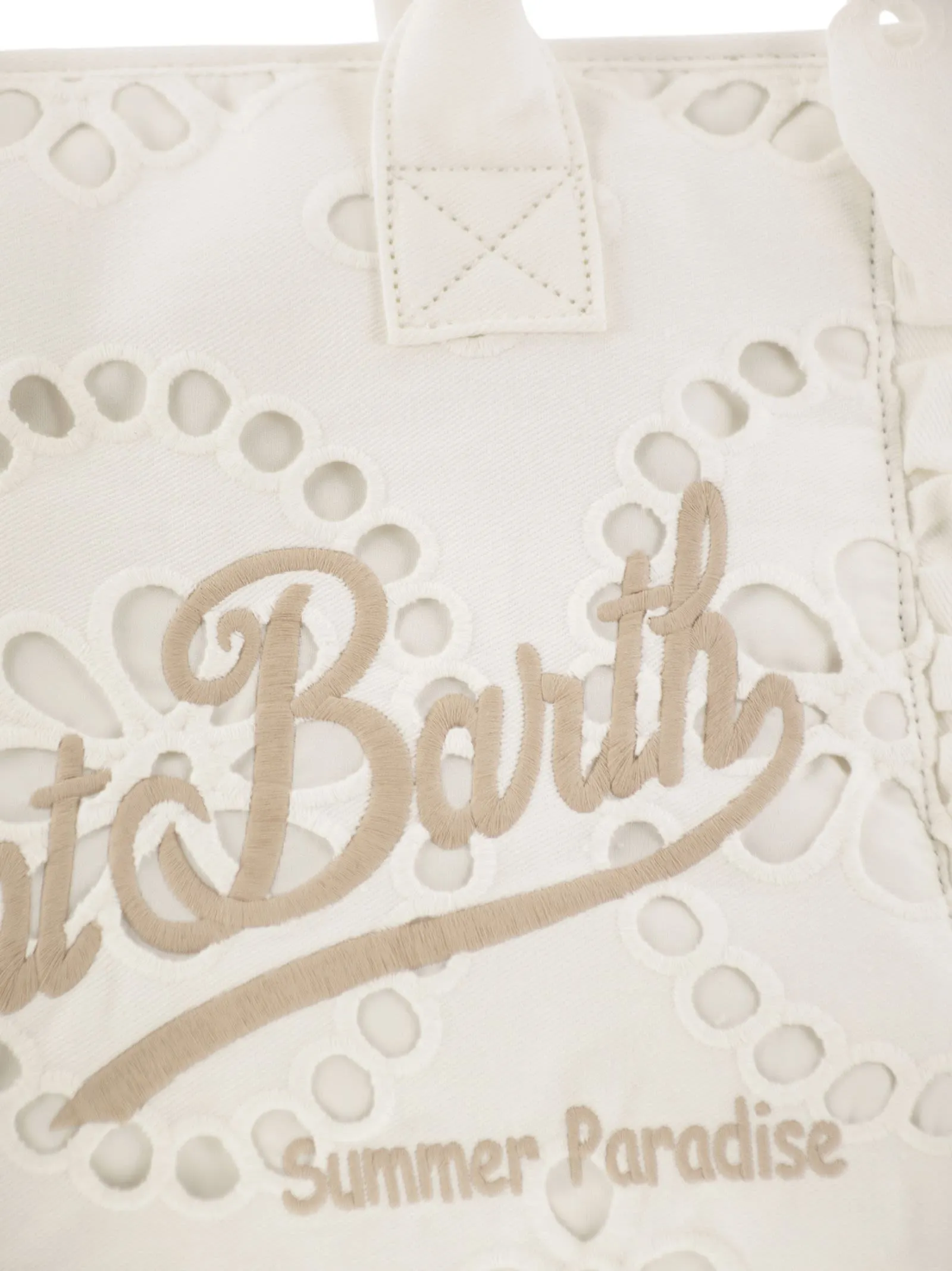 MC2 Saint Barth Vanity Volant Sangallo Lace Handbag
