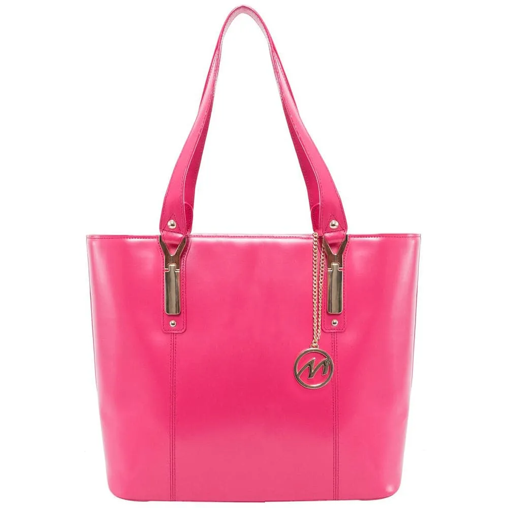 McKlein USA Savarna Leather Tote Bag with Tablet Pocket