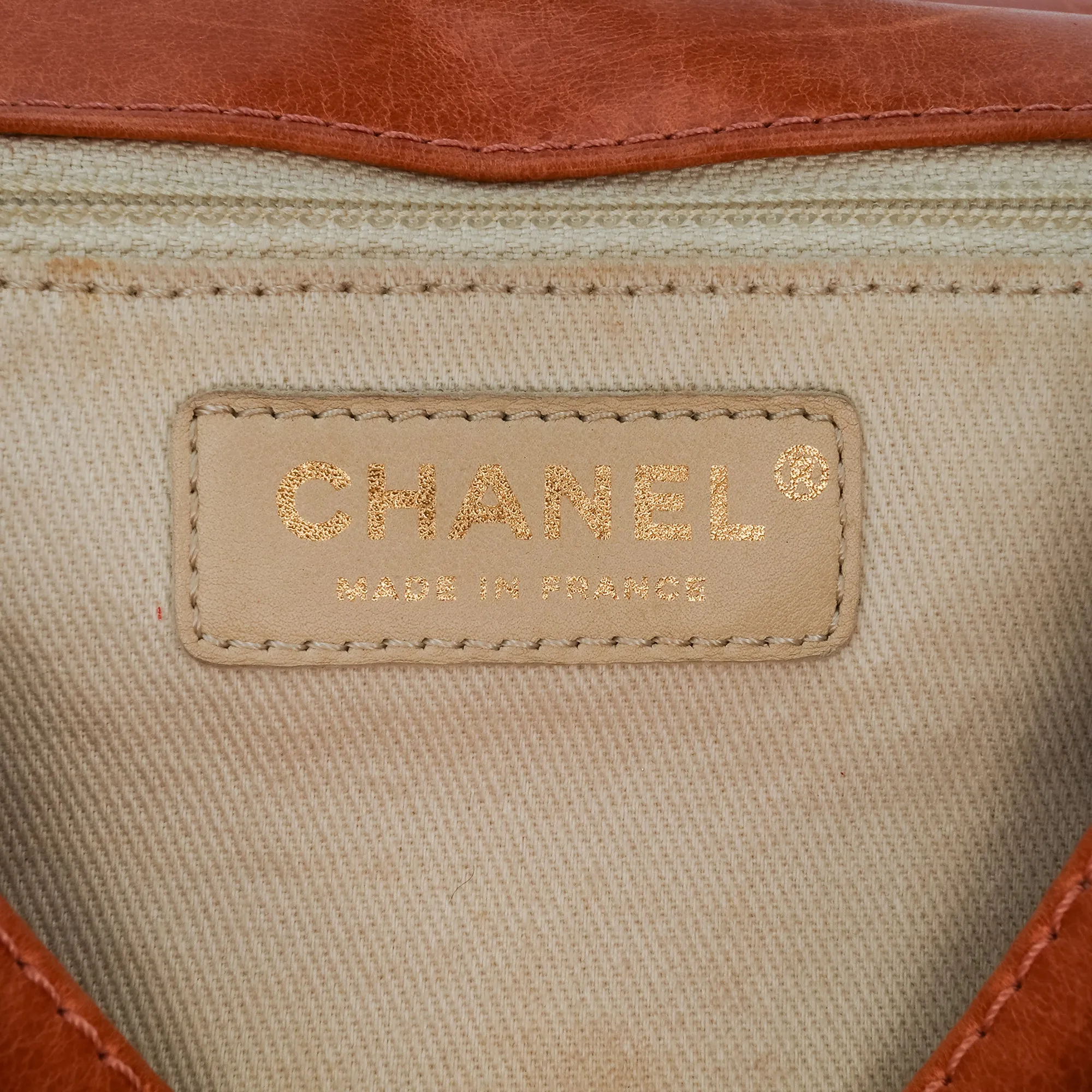 Medium Aged Calfskin Bubble CC Flap