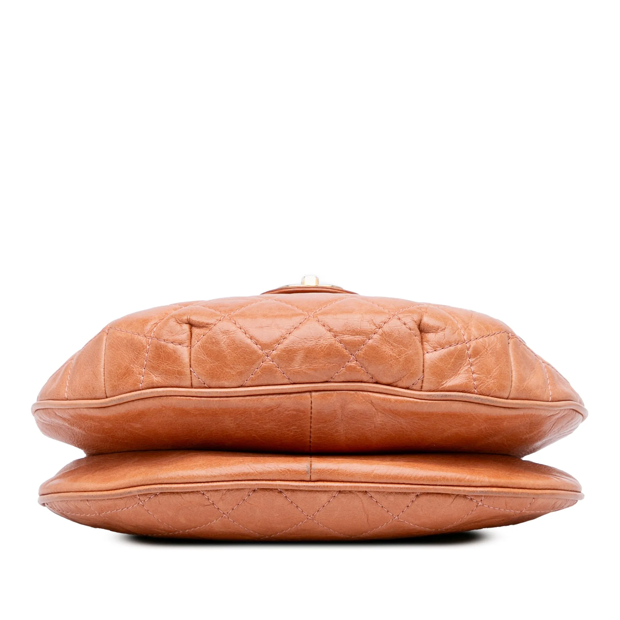 Medium Aged Calfskin Bubble CC Flap