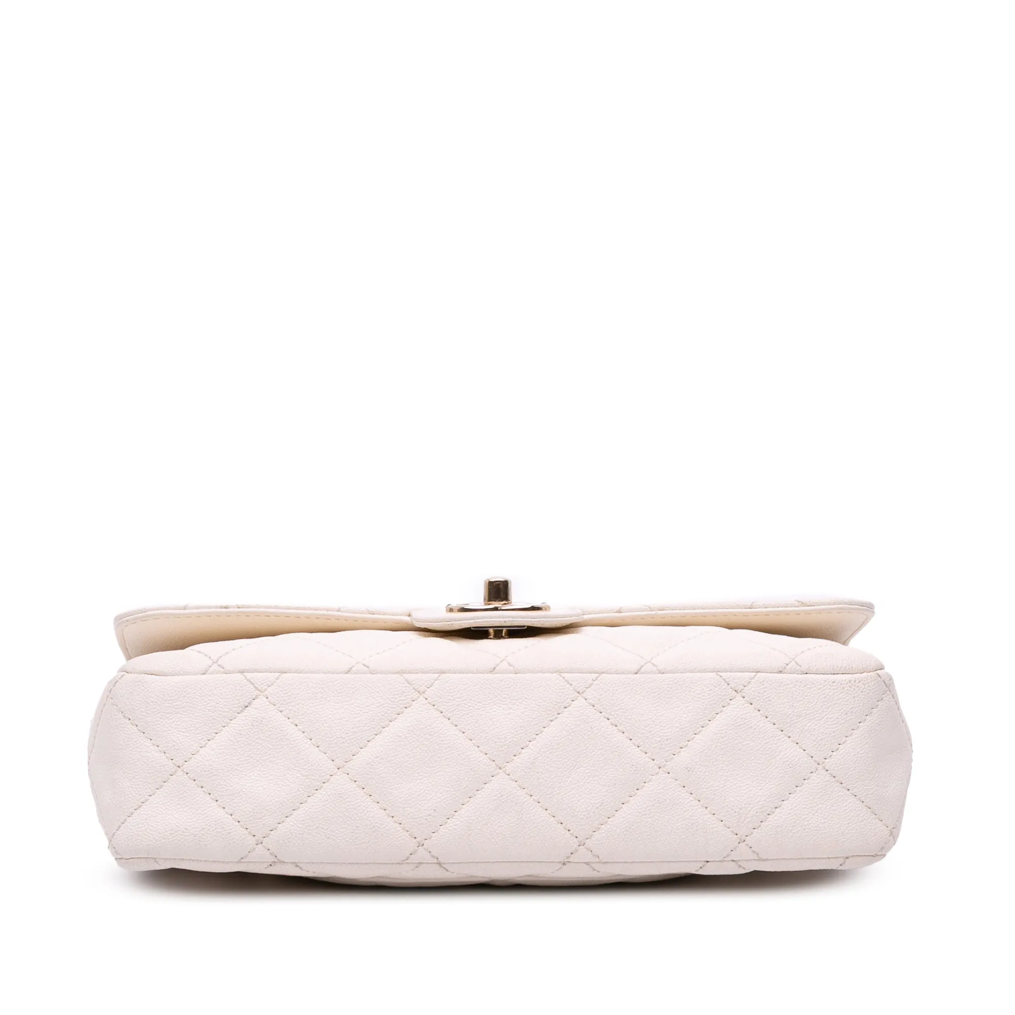 Medium CC Quilted Caviar Buckle Strap Messenger Bag