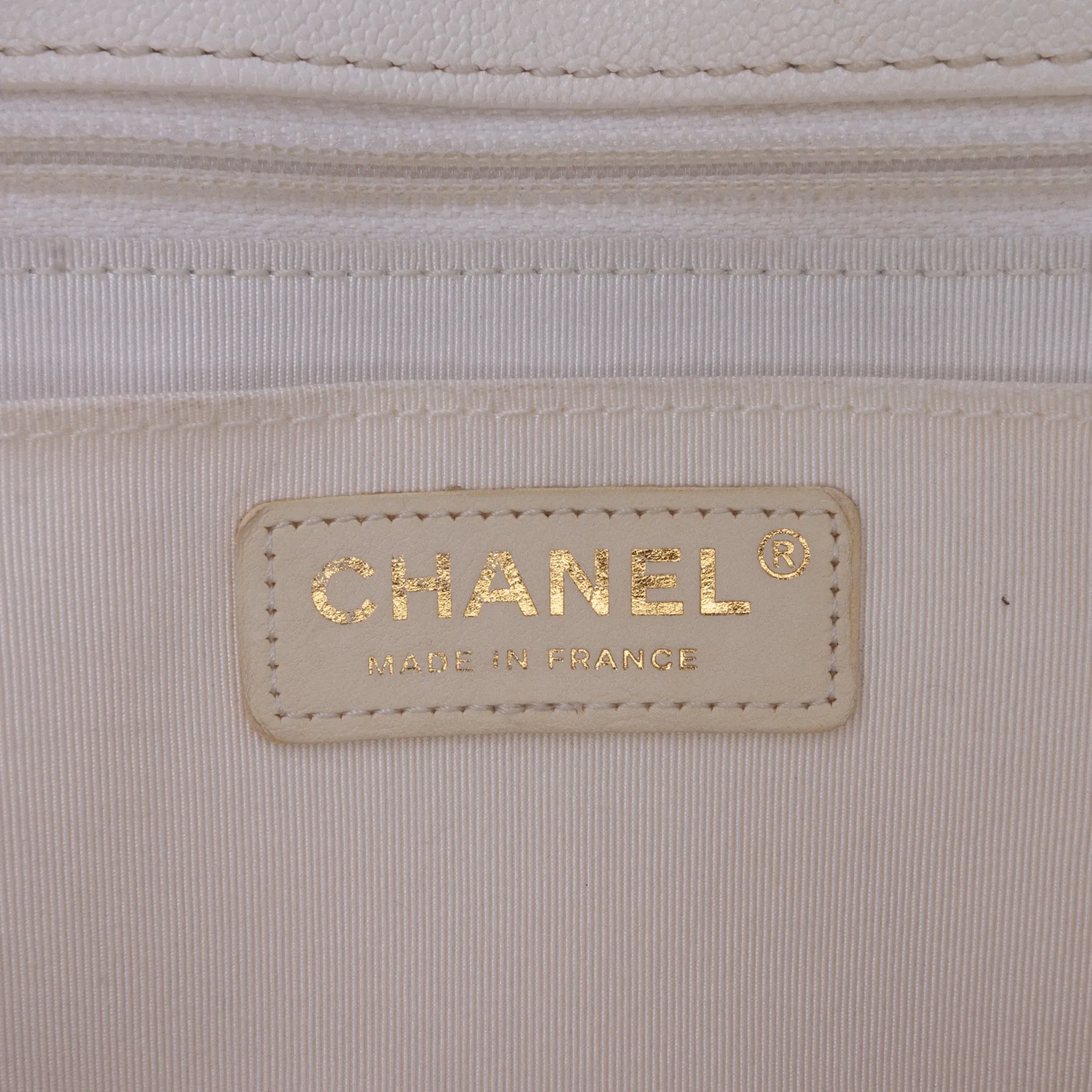Medium CC Quilted Caviar Buckle Strap Messenger Bag