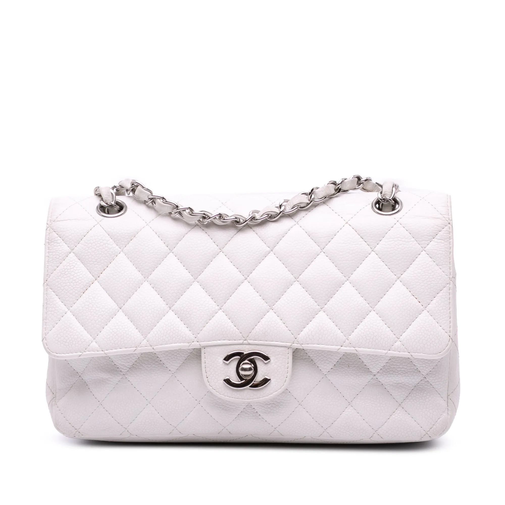 Medium Classic Caviar Double Flap