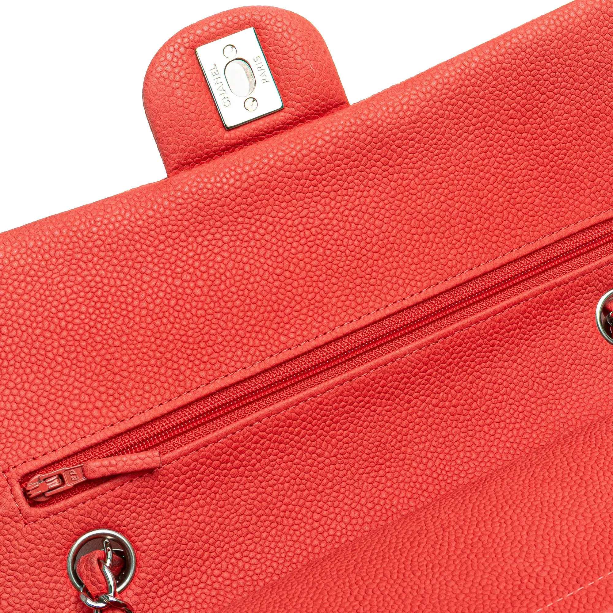 Medium Classic Caviar Double Flap