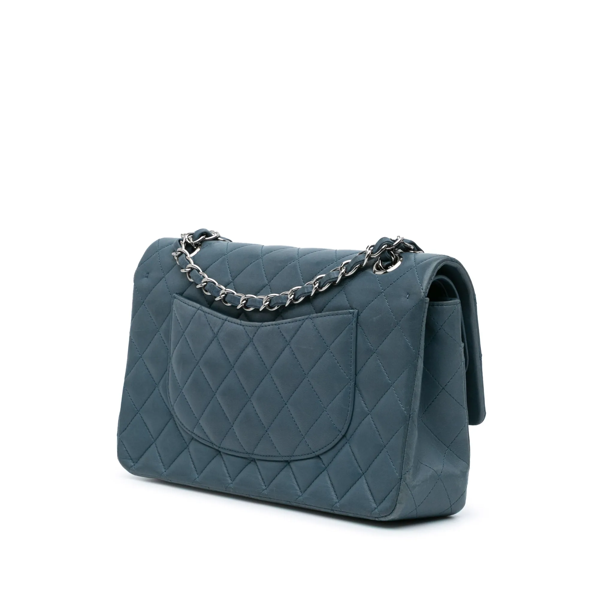 Medium Classic Lambskin Double Flap