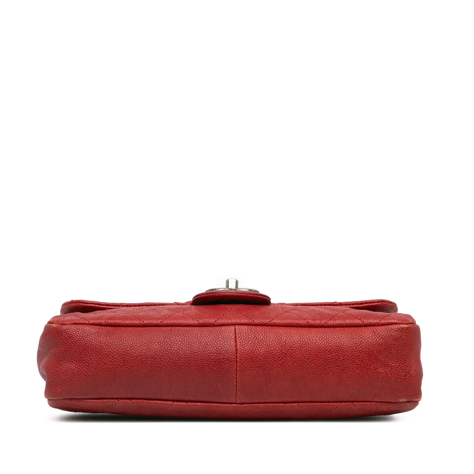 Medium Quilted Caviar Simply CC Flap