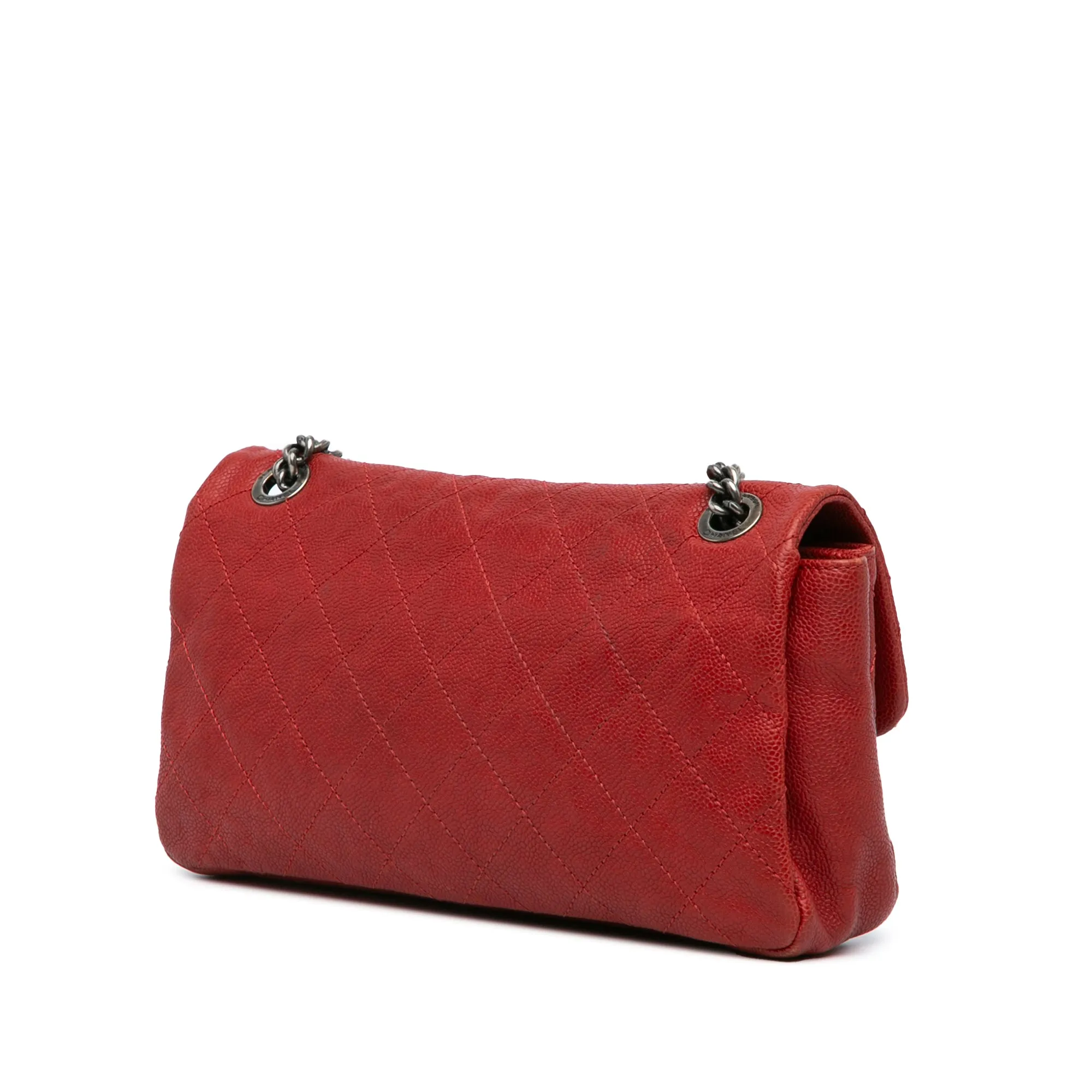 Medium Quilted Caviar Simply CC Flap
