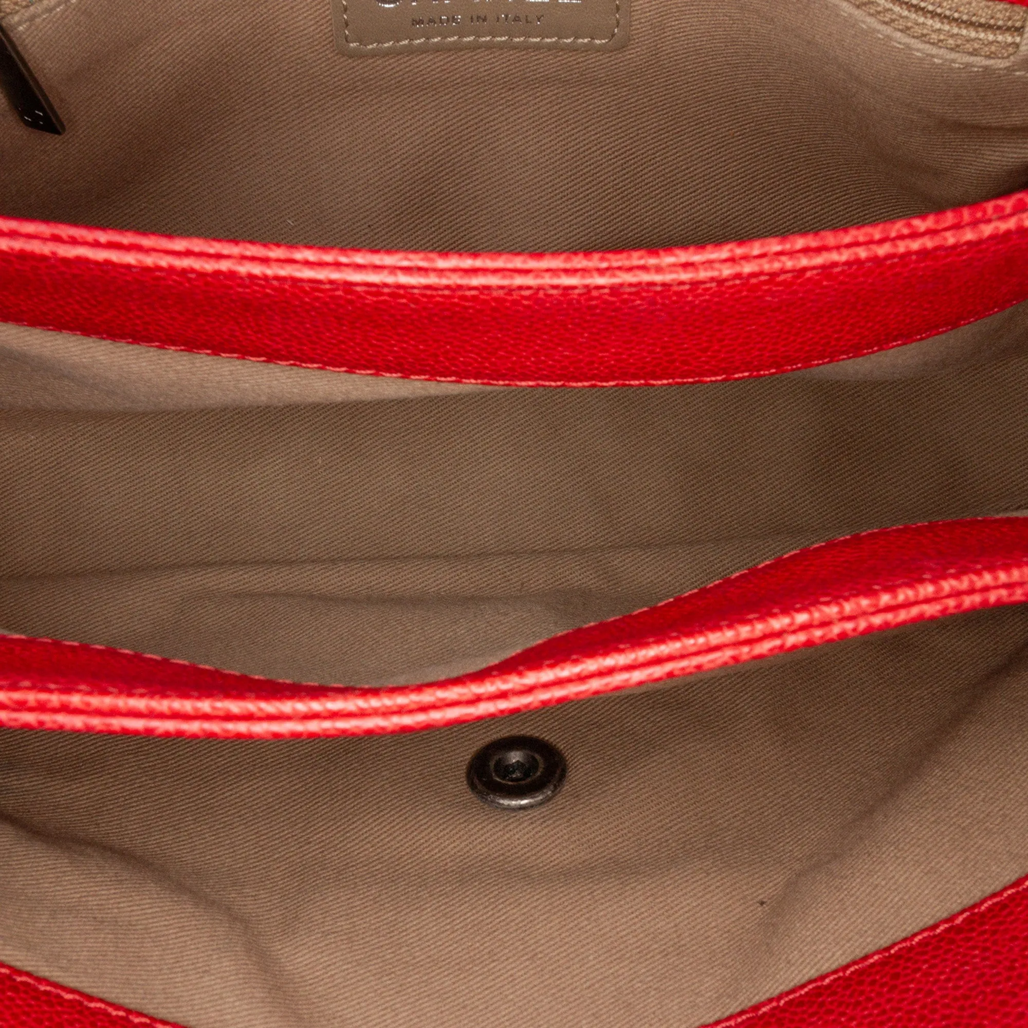 Medium Quilted Caviar Simply CC Flap
