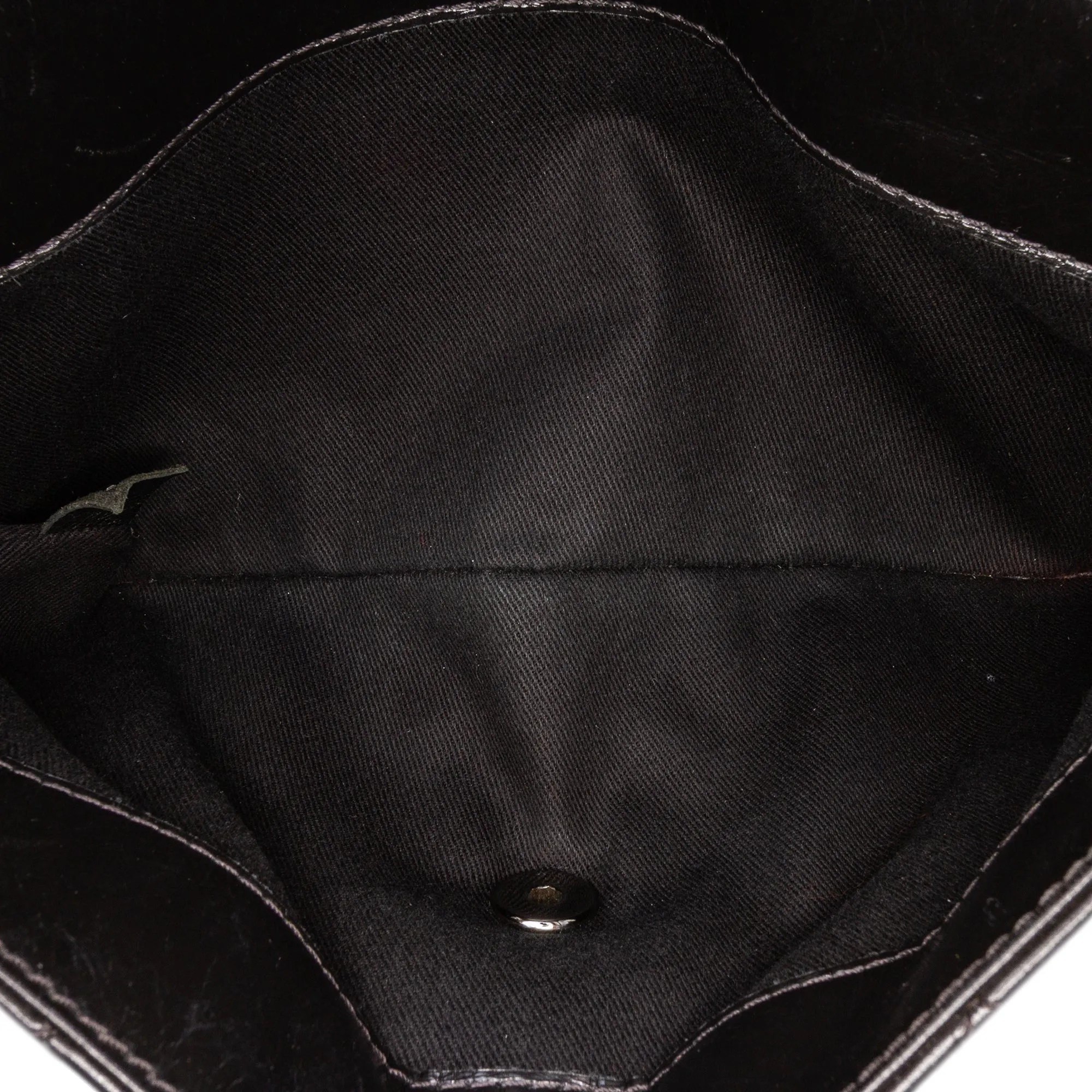 Medium Quilted Glazed Calfskin Lady Pearly Flap