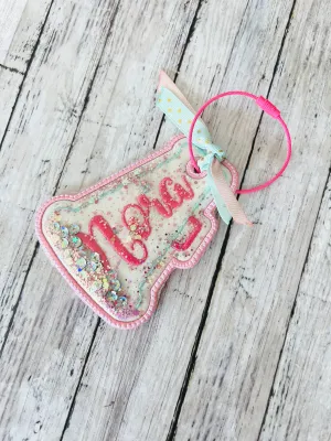 Megaphone Bag Tag Shaker