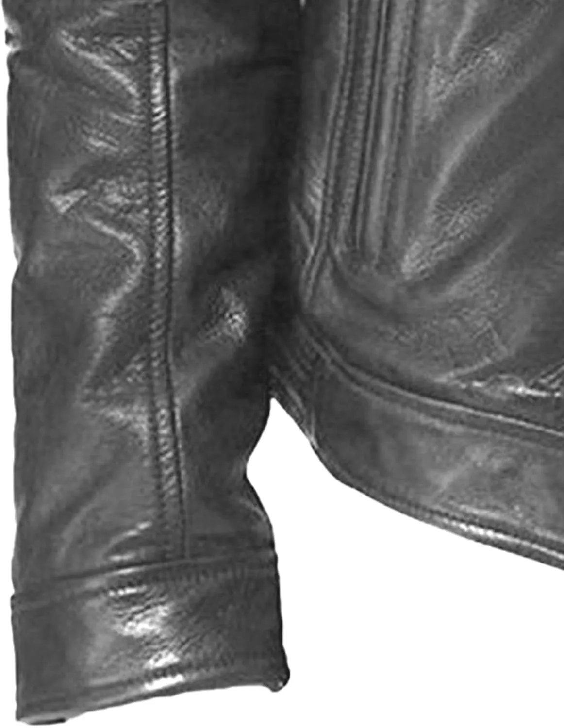 Men Faux Leather Zip Up Jacket Stand Collar Leather Motorcycle Jacket Lightweight Bomber Outwear PU Coat