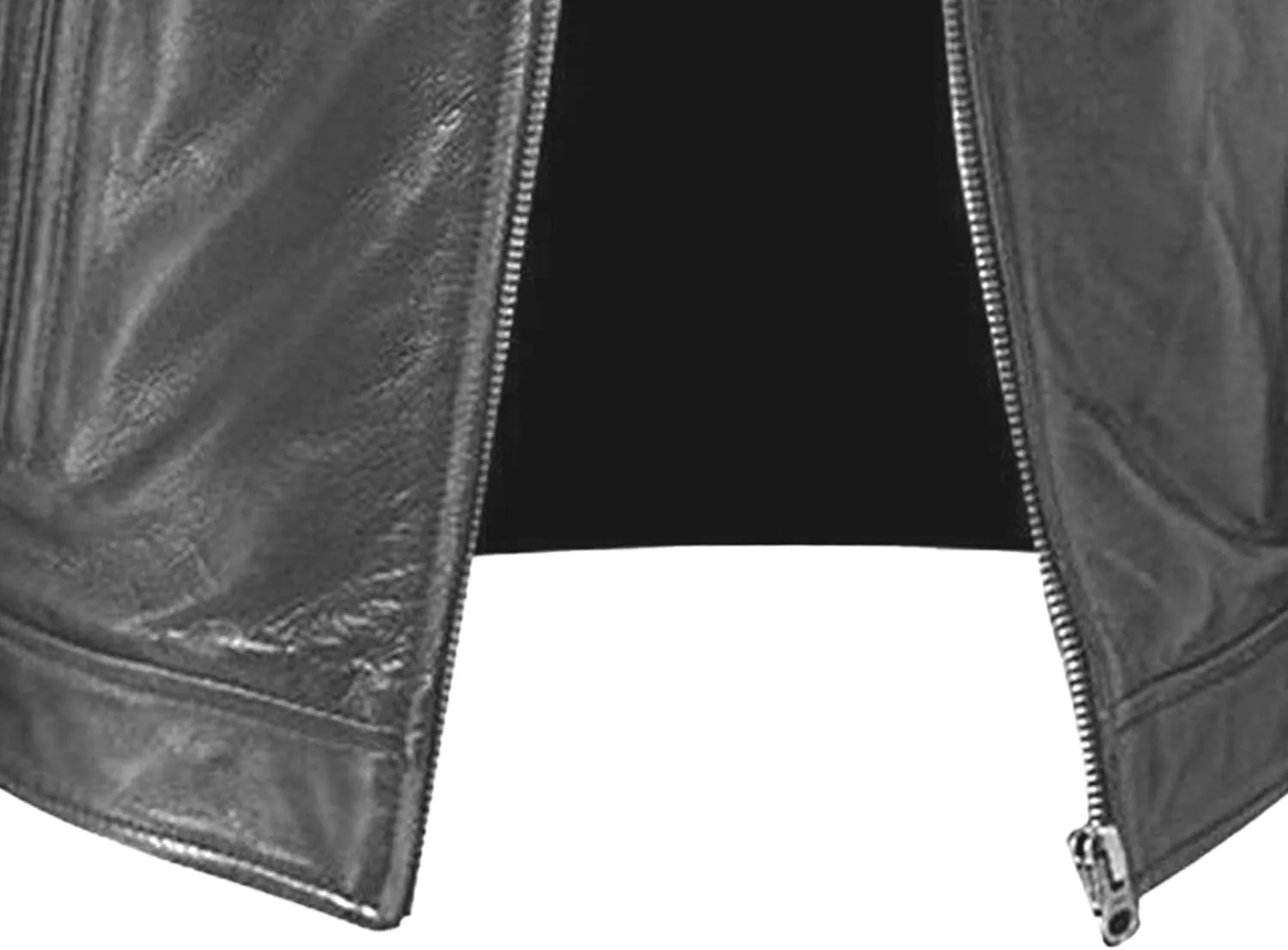 Men Faux Leather Zip Up Jacket Stand Collar Leather Motorcycle Jacket Lightweight Bomber Outwear PU Coat