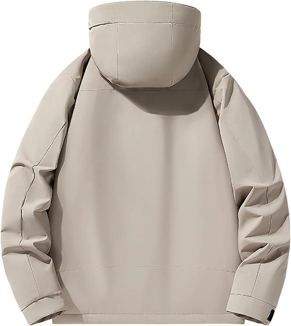 Men Lightweight Down Puffer Jakcet, Repellent Zip Up Long Sleeve Quilted Jackets Waterproof Packable Down Jacket Outdoor