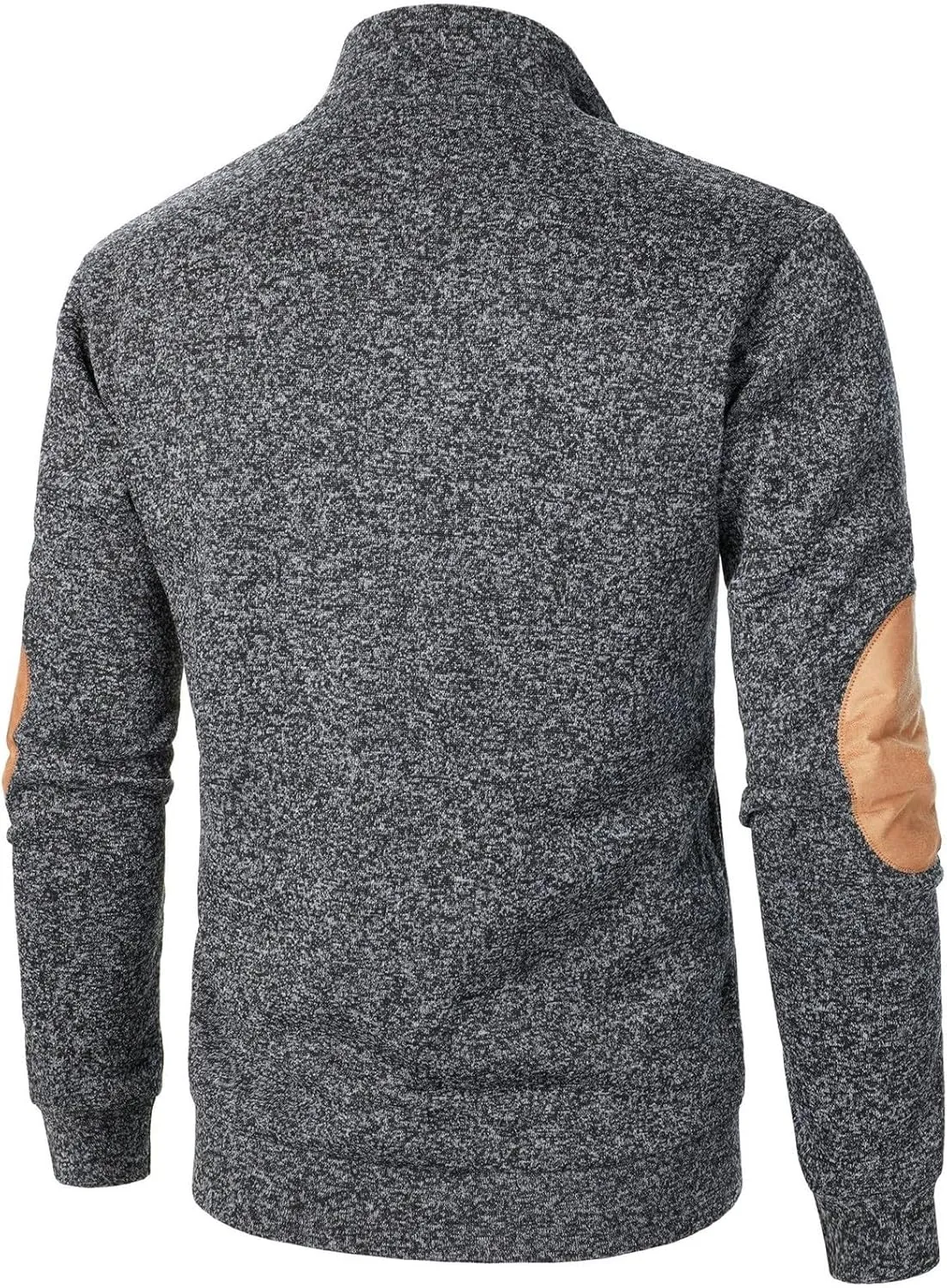 Men's Casual Pullover Sweatshirt 1/4 Button Down Stand Collar Slim Fit Long Sleeve Tops Lightweight Tactical Sweater