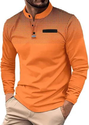 Men's Clothing Autumn Thin Double Layer V Neck Long Sleeve T Shirt Fashion Casual Cotton Round Neck Base Fit