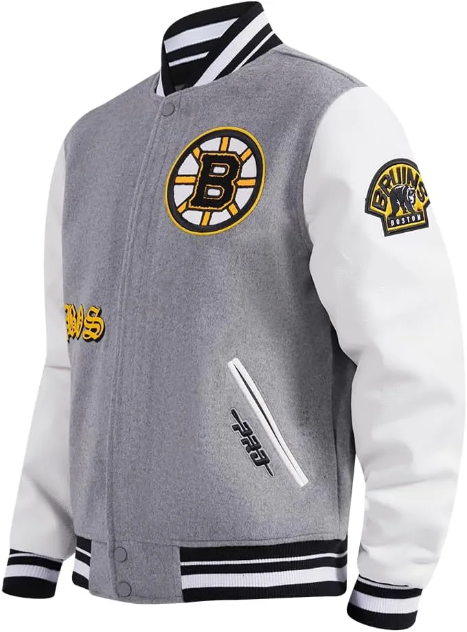 Mens NHL Old English Varsity Jacket