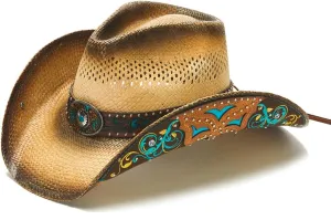 Men's Saddleabck Studded Western Hat