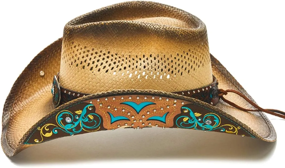 Men's Saddleabck Studded Western Hat