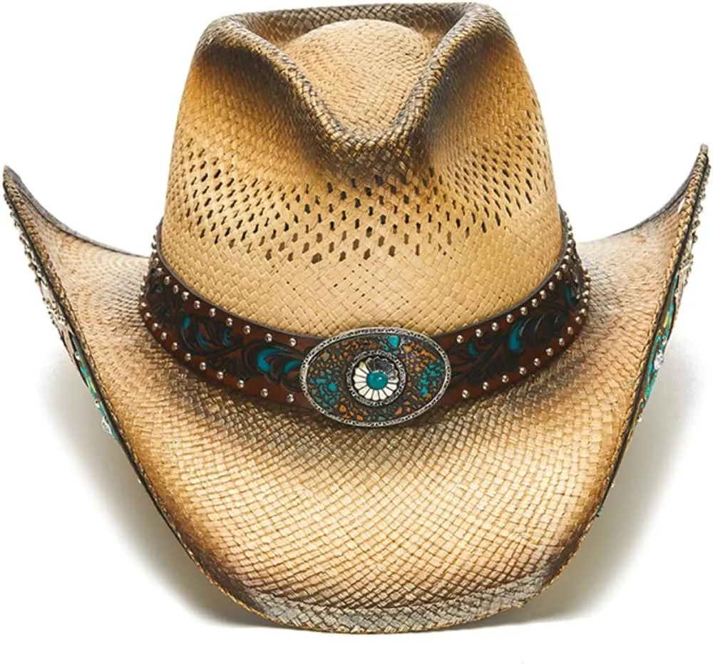 Men's Saddleabck Studded Western Hat