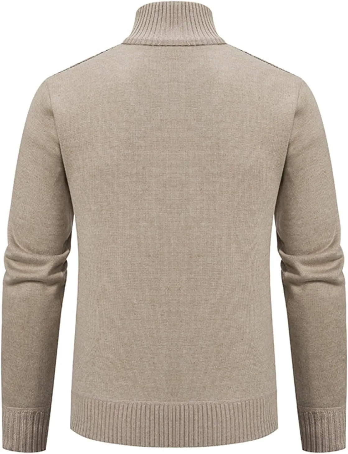 Mens Sweaters Casual Solid Soft Turtleneck Sweater Flexibility Solid Color Close Fitting Top Slim Sweater Black