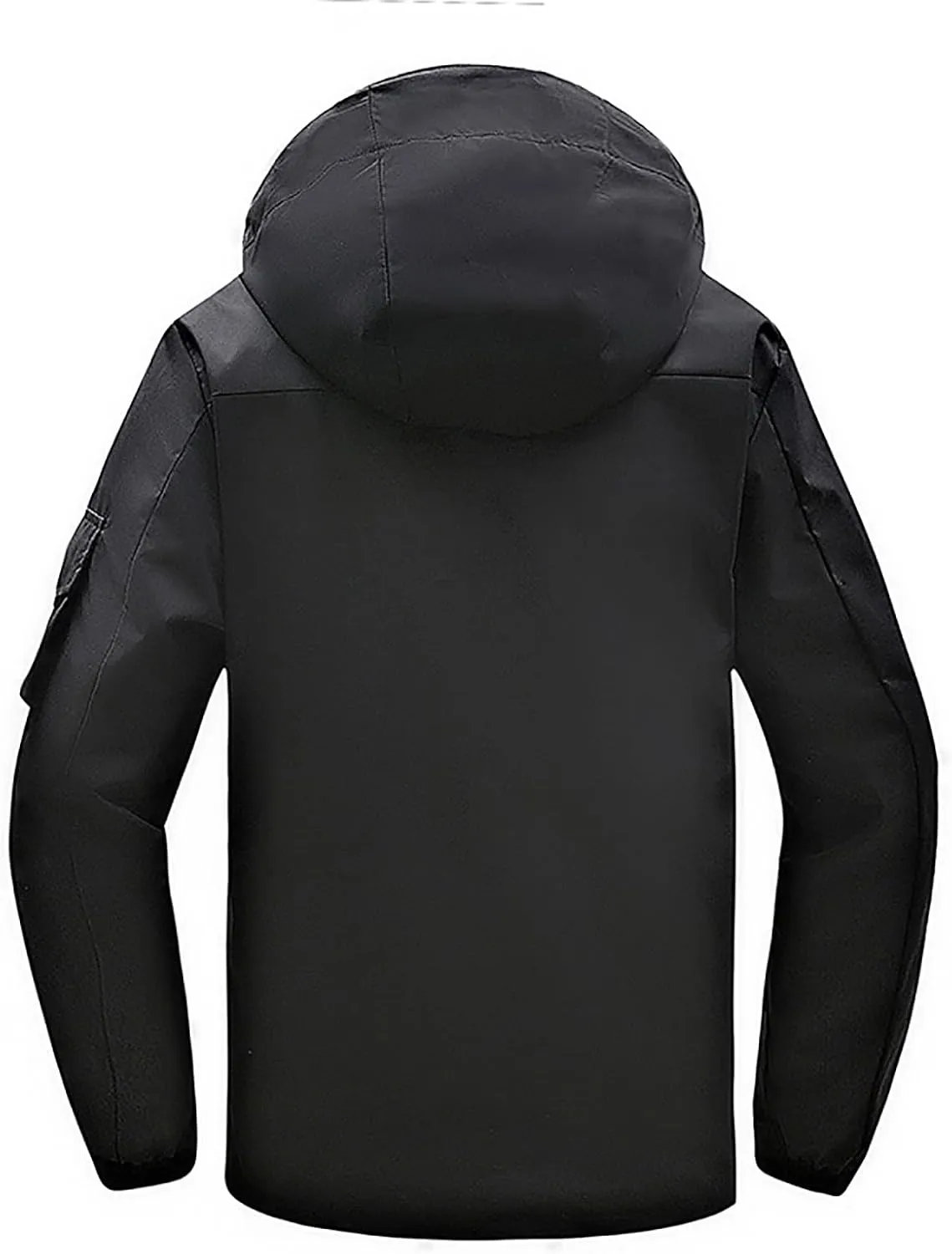 Mens Windbreaker Jackets Lightweight Rain Jacket Men Waterproof Winter Outdoor Coat for Men with Detachable Lining S-5XL