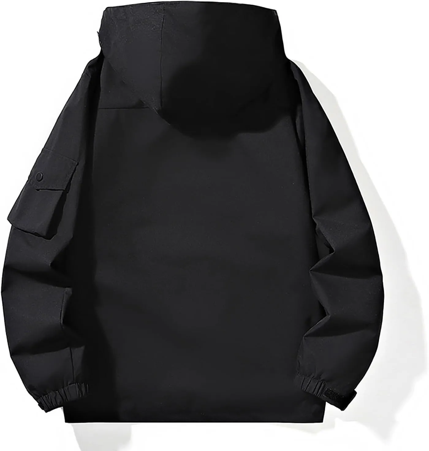 Mens Windbreaker Jackets Lightweight Rain Jacket Men Waterproof Winter Outdoor Coat for Men with Detachable Lining S-5XL