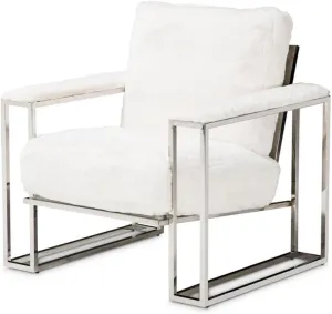 Michael Amini Astro Chair, White