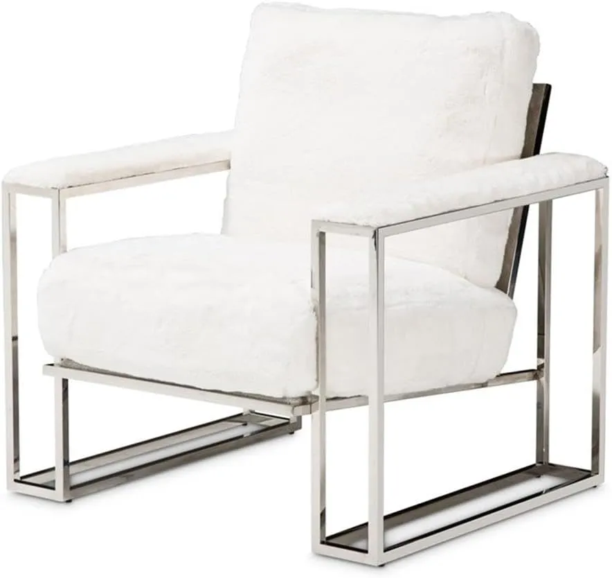 Michael Amini Astro Chair, White
