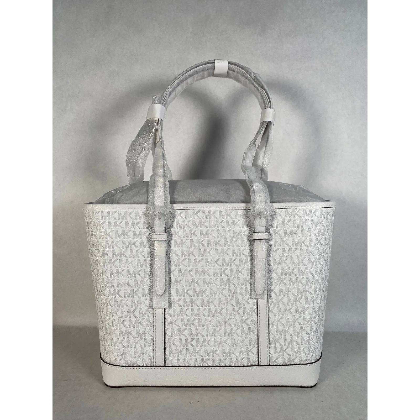 Michael Kors Jet Set Travel Small Signature Sligo Top-Zip Tote Bag NWT MSRP $448