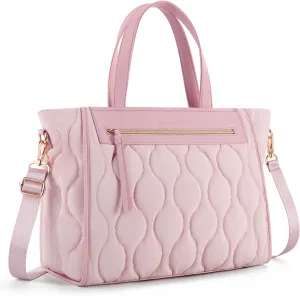Missnine Tote Bag for Women, Lightweight Puffer Tote Bag, Large Capacity Quilted Shoulder Handbag for Travel, Work, Gym