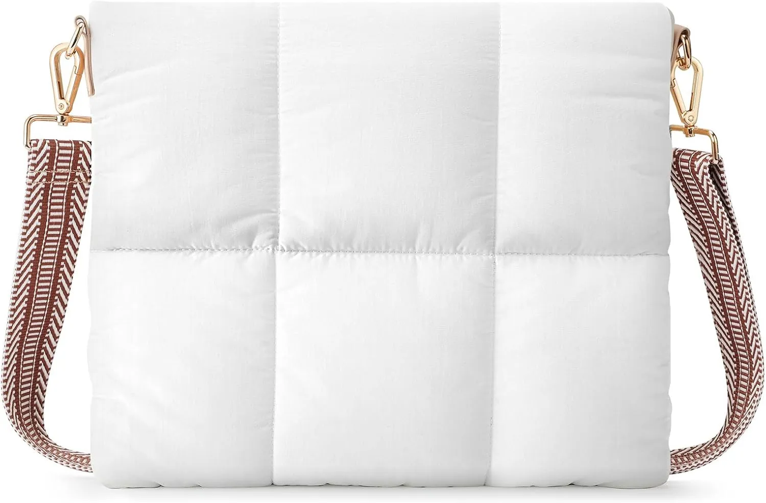 MoKo Puffy Tablet Sleeve Bag for iPad Pro 11/12.9 inch,Quilted Puffer Puff Pillow Case with Shoulder Strap