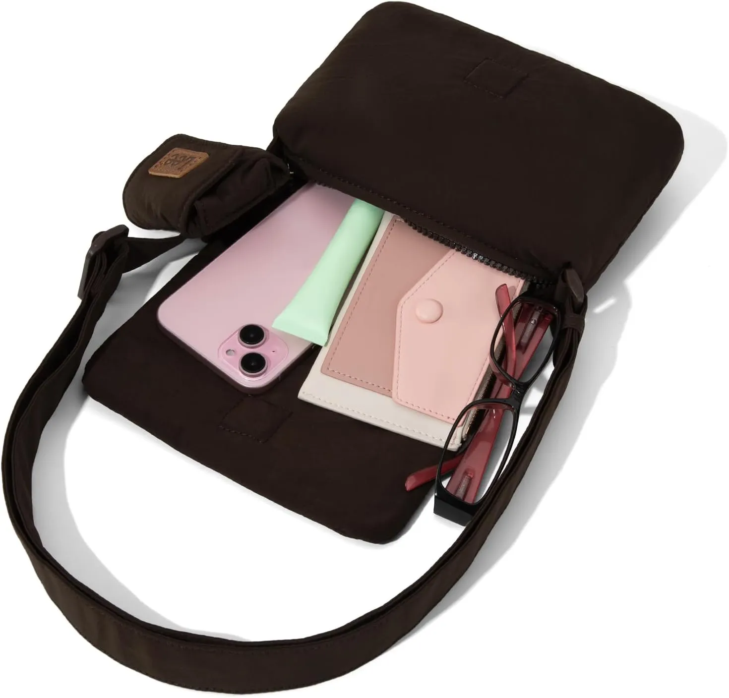 Montana West x Lee Small Crossbody Bags for Women Lightweight Mini Shoulder Bag with Earphone Pouch