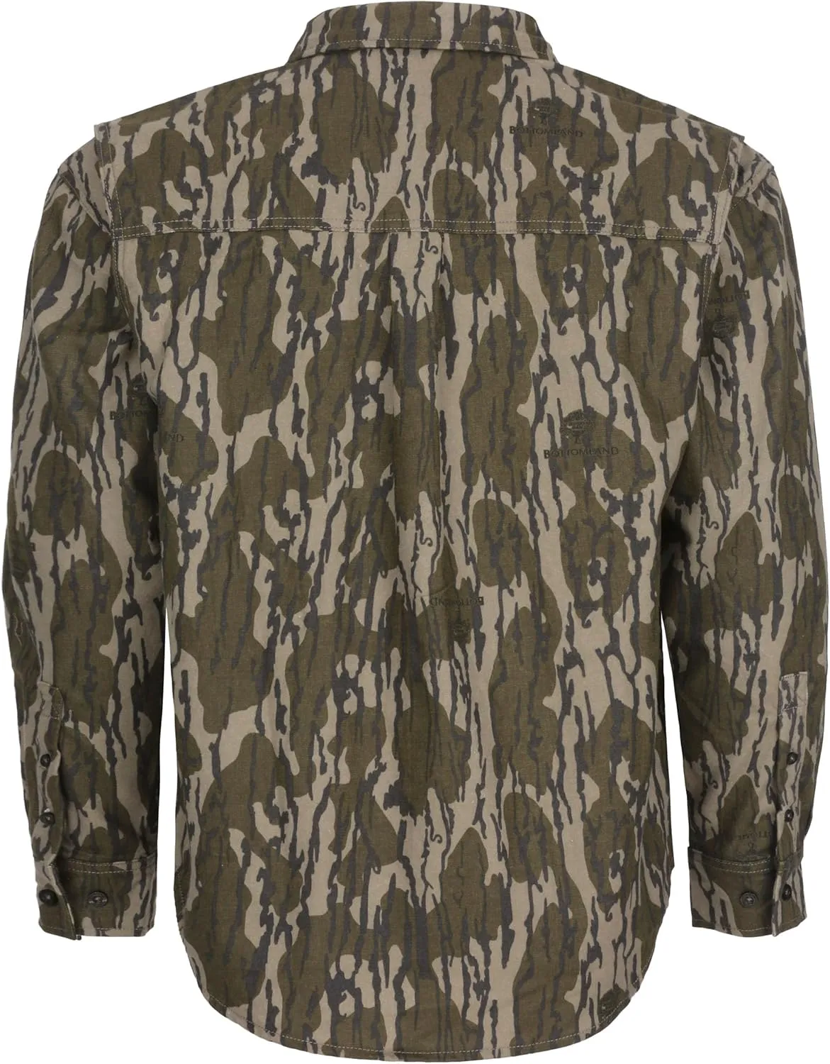 Mossy Oak Mid-Weight Chamois Camo Hunting Shirt for Men