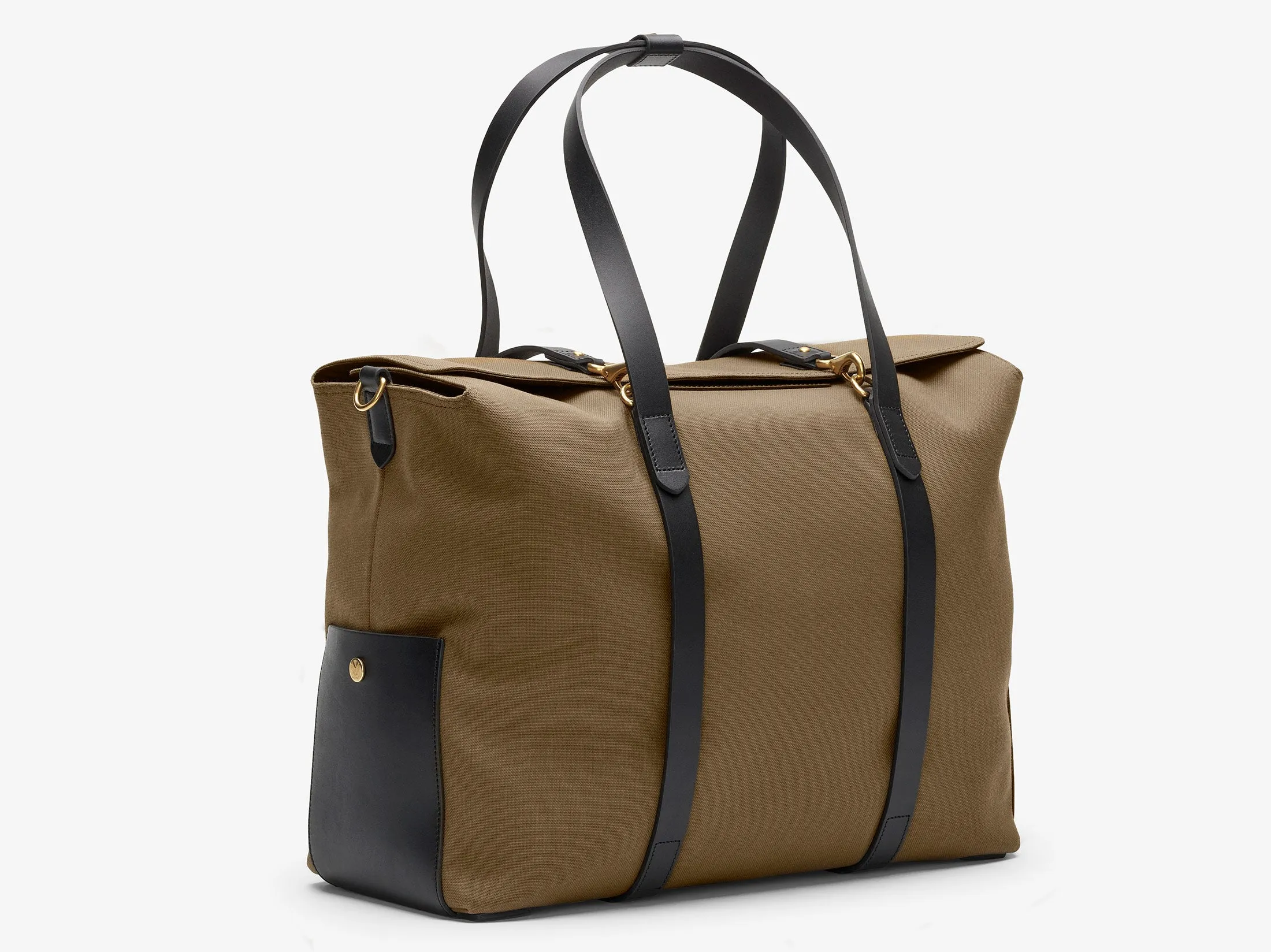 M/S Mega Tote - Khaki/Black