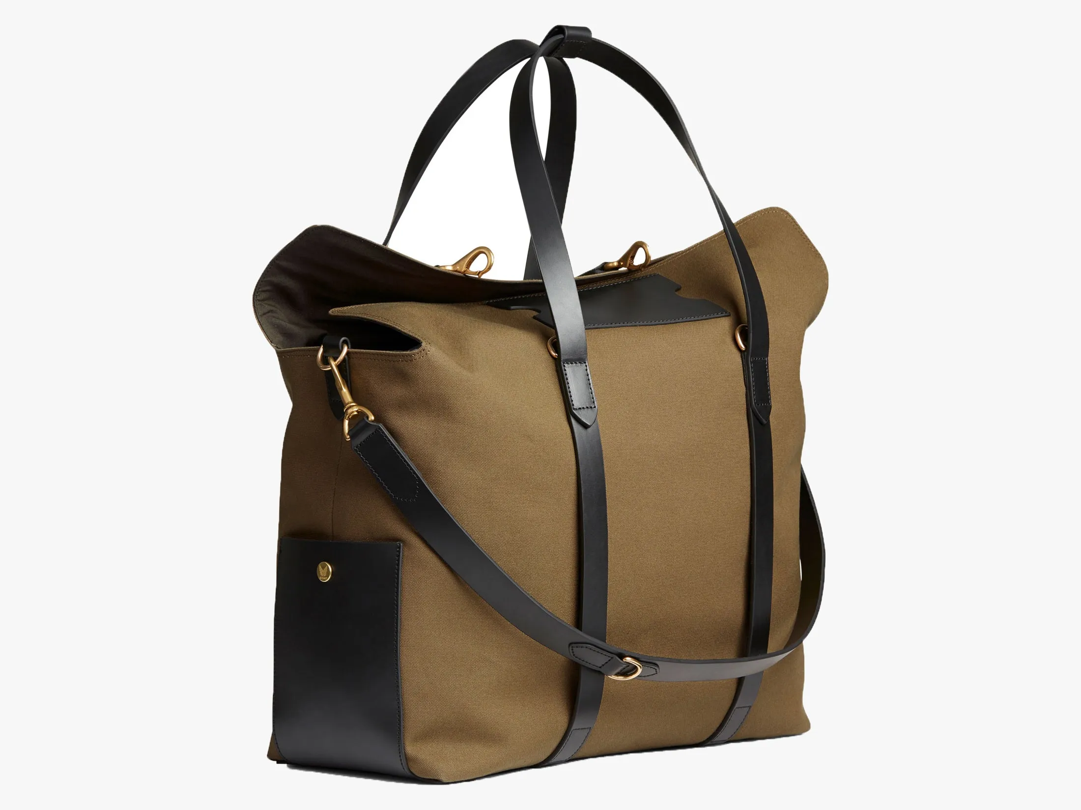 M/S Mega Tote - Khaki/Black