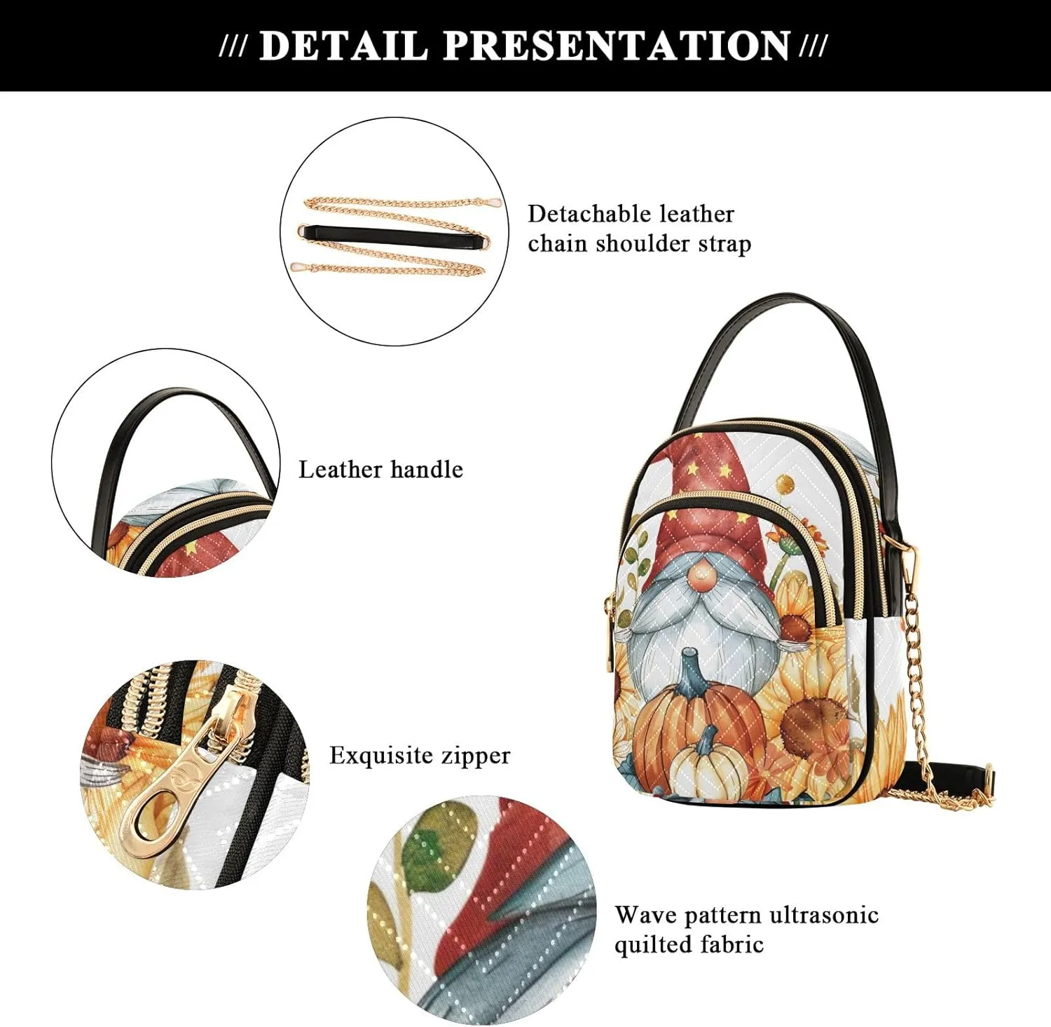 Mystical Golden Butterfly Women Bags Crossbody Womens Shoulder Handbags