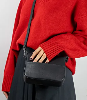 NATANIA Small Box Bag in Black