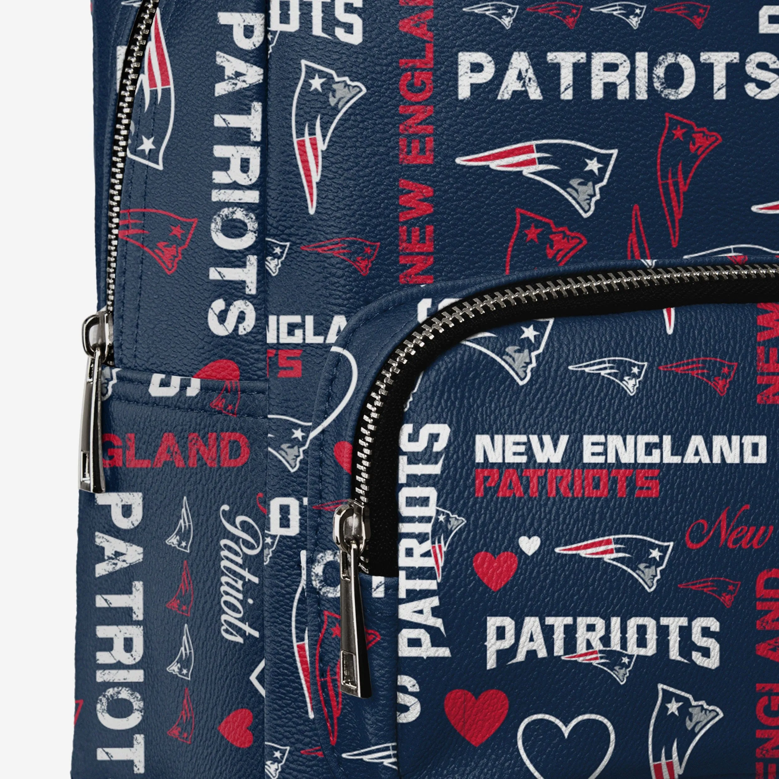 New England Patriots Logo Love Mini Backpack