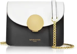 New Ondina Mini Color Block Shoulder Bag, Calf Leather, Gold Hardware, 6.7 x 5.1 x 3 inches